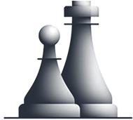 ein Icon, das Schachfiguren darstellt