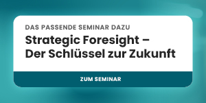 Best Akademie Banner mit dem Text: Strategic Foresight – Schlüssel zur Zukunft