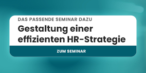 Best Akademie Banner mit dem Text: Das passende Seminar dazu – Gestaltung einer effizienten HR-Strategie