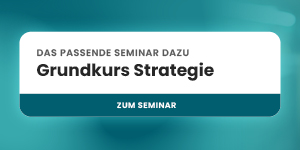 Best Akademie Banner mit dem Text: Das passende Seminar dazu – Grundkurs Strategie