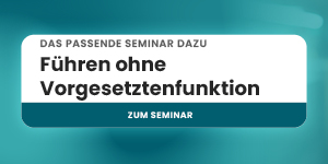 Best Akademie Banner mit dem Text: Das passende Seminar dazu – Führen ohne Vorgesetztenfunktion